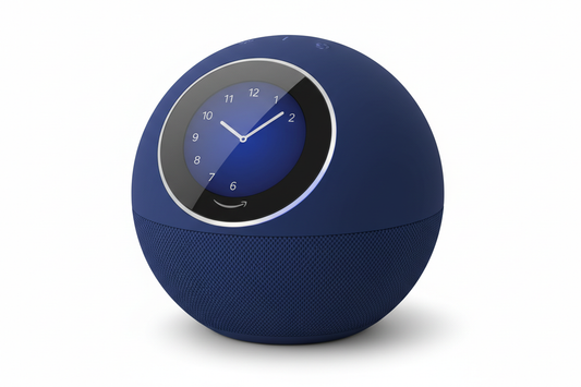 Portable Bluetooth Speakers Amazon ECHO SPOT AZUL