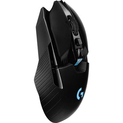 Logitech G903 LIGHTSPEED Wireless Gaming Mouse HERO 25K Sensor, 100-25600 DPI, 1000Hz, Ambidextrous, RGB, Black, 910-005674