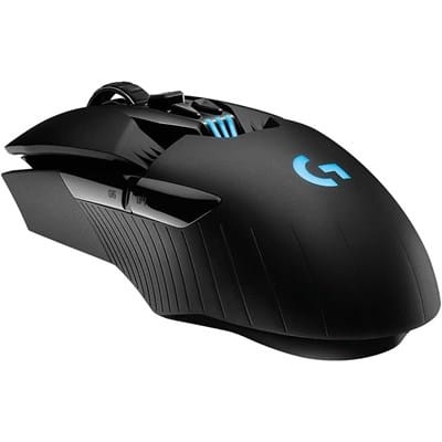 Logitech G903 LIGHTSPEED Wireless Gaming Mouse HERO 25K Sensor, 100-25600 DPI, 1000Hz, Ambidextrous, RGB, Black, 910-005674